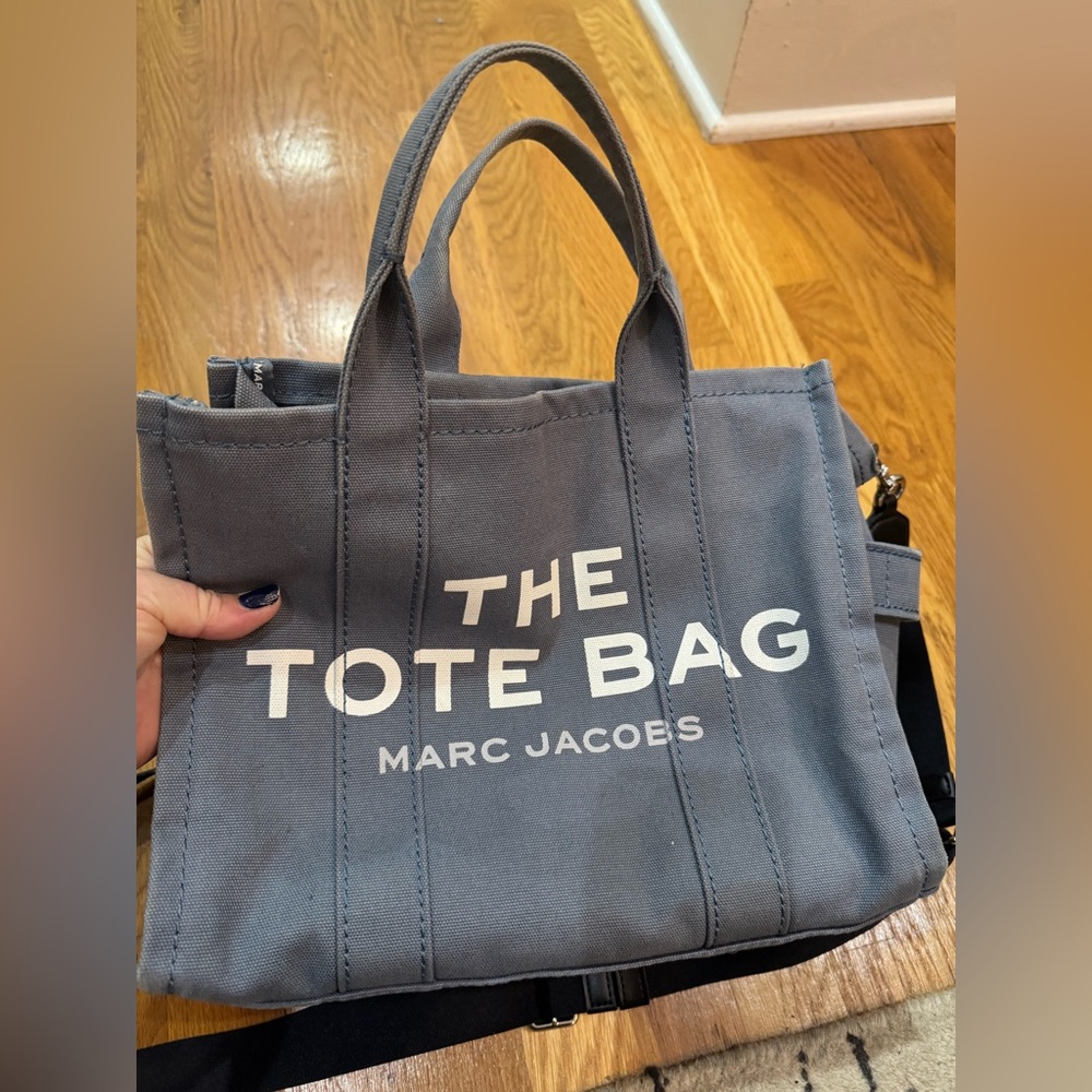 Marc Jacobs Gray/blue Tote Bag